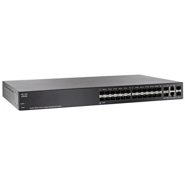 Cisco SG300-28SFP 26-Port SFP Switch - SG300-28SFP-K9-NA