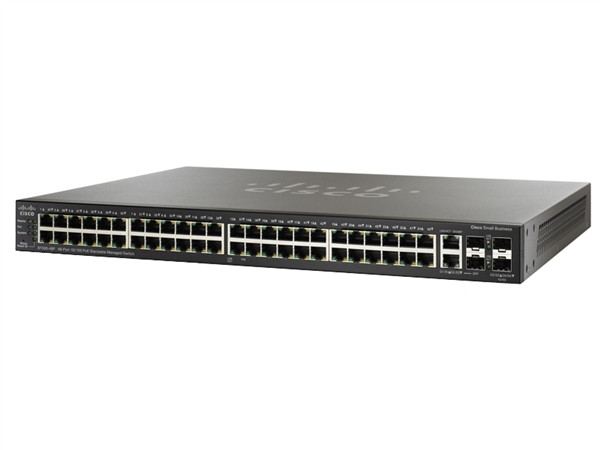 Cisco SG500X-48P 48-Port Stackable PoE Switch - SG500X-48P-K9-NA