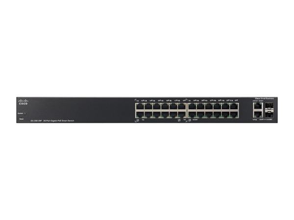 Cisco SG200-26P 26-Port GIGE Switch w/12 PoE Ports - SLM2024PT-NA