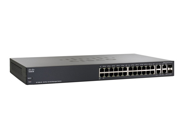 Cisco SF300-24 24-Port Ethernet Switch - SRW224G4-K9-NA Cisco SF300-24 24-Port Ethernet Switch - SRW224G4-K9-NA