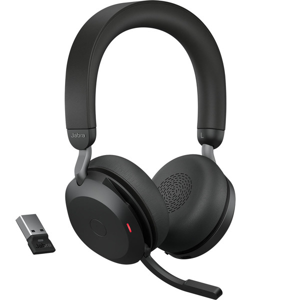 Jabra Evolve2 75 UC Bluetooth Headset, USB-A - IP Phone Warehouse