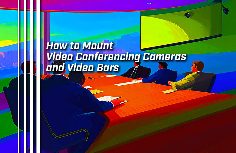 How to Mount Video Conferencing Cameras and Video Bars