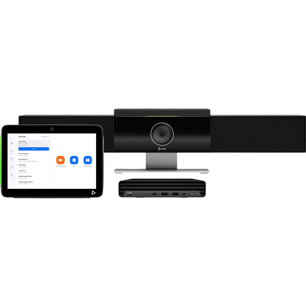 Poly Zoom Rooms Kit for Medium Rooms (7230-88150-001) - IP Phone
