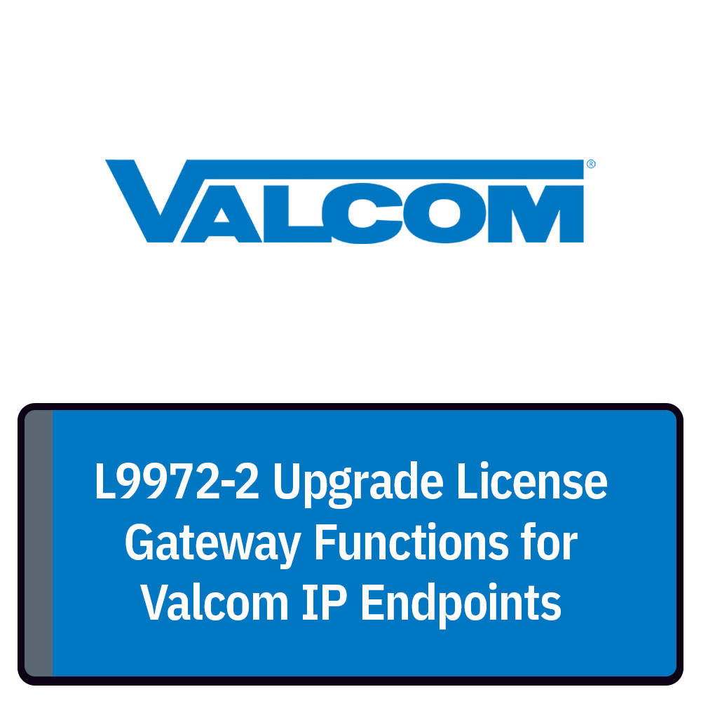 Valcom L9972-2 Gateway Functions Upgrade License