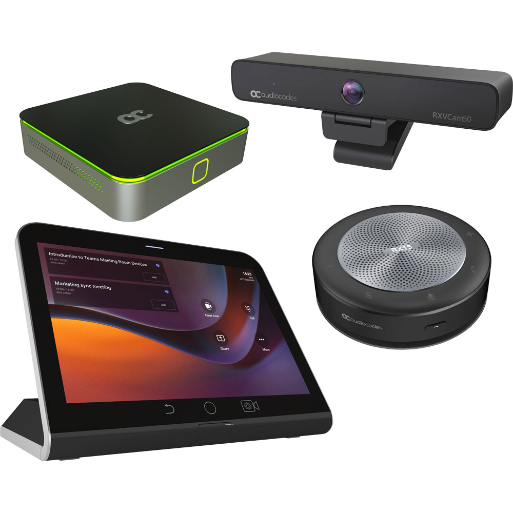 AudioCodes RXV200-B20 Microsoft Teams Rooms on Android Bundle - IP