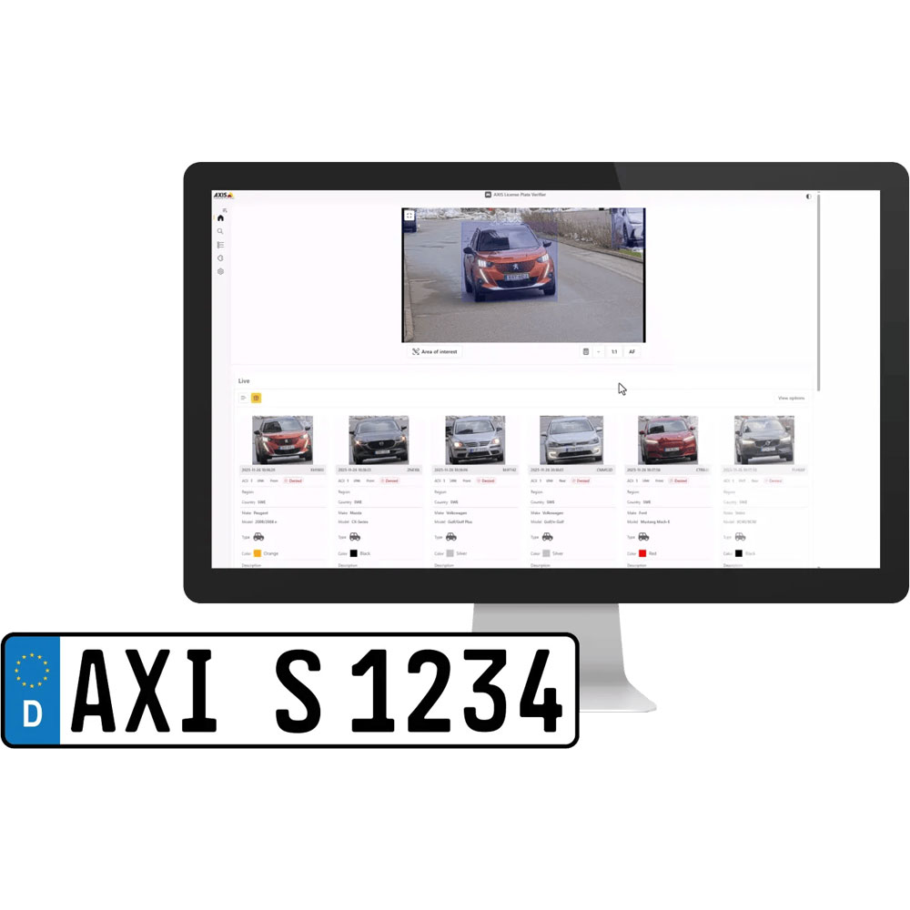 Axis License Plate Verifier eLicense (01574-001) - IP Phone Warehouse