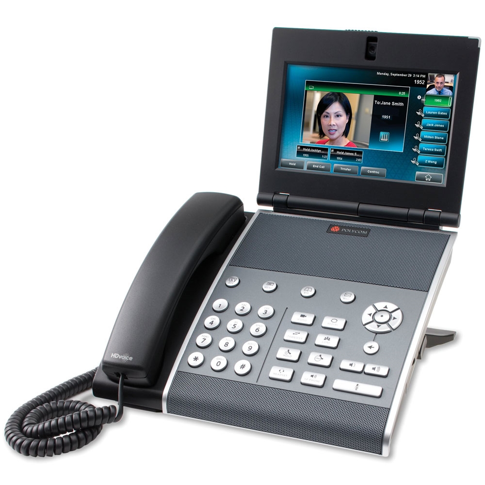 Polycom VVX 1500 D SIP & H.323 Video Phone - 2200-18064-025