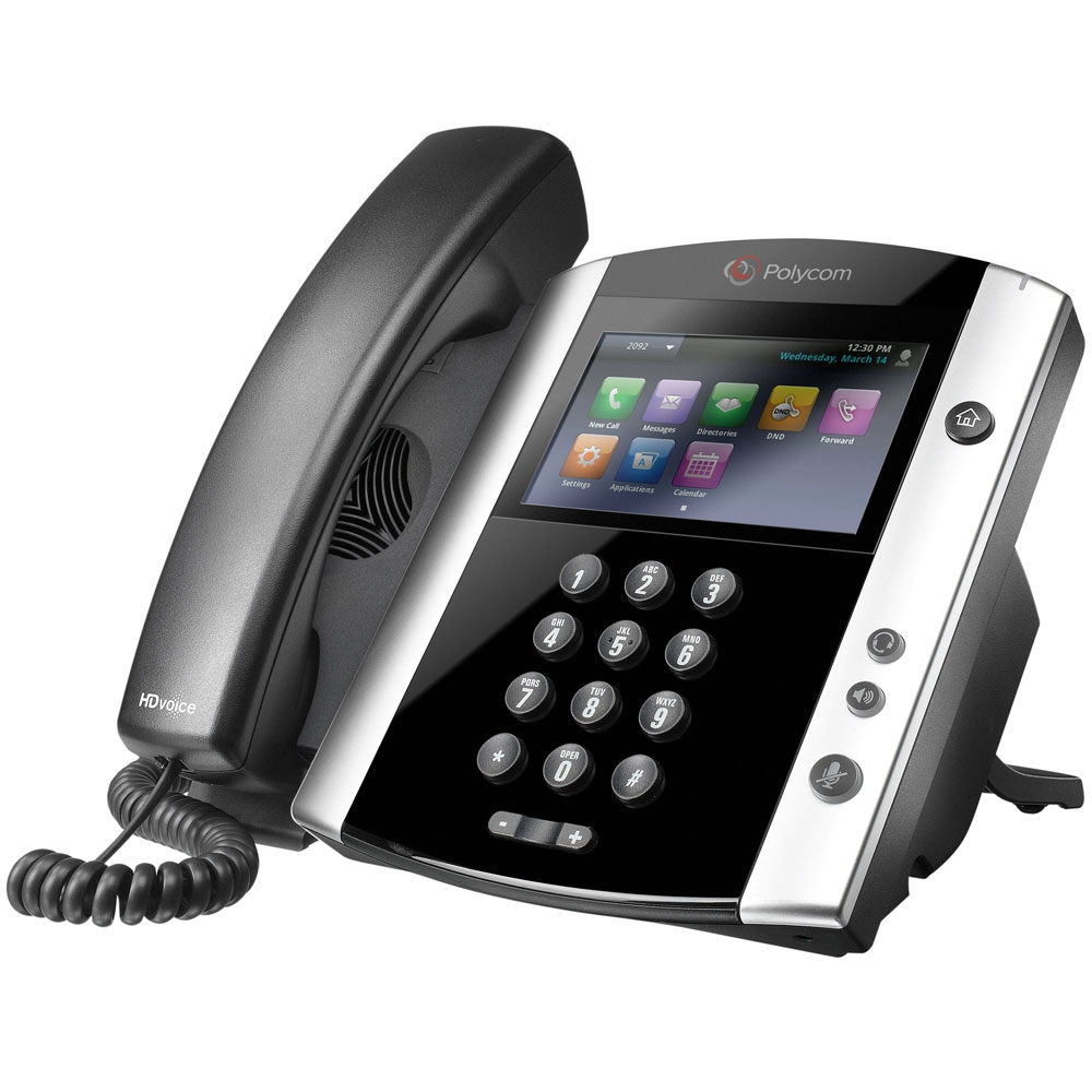 Polycom VVX 601 IP Phone with Power Supply - 2200-48600-001