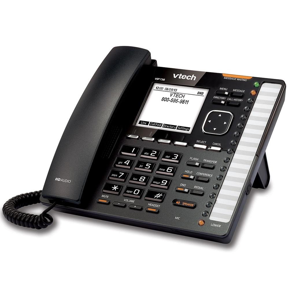 VTech ErisTerminal VSP736 6-Line IP Phone - IP Phone Warehouse