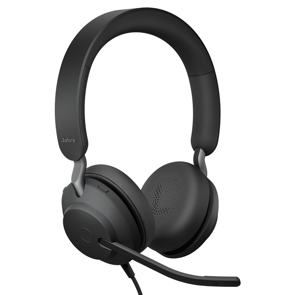 【未使用】jabra evolve 40 headset有線 Jabra Evolve2 40 UC Stereo Wired Headset, USB-C - 24089-989-899