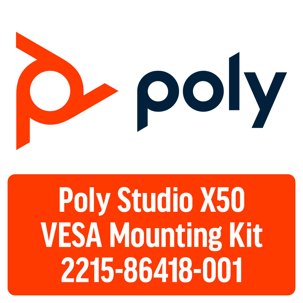 Poly Studio X50 VESA Mounting Kit – 2215-86418-001, 875M2AA