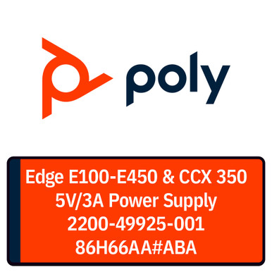 Poly Edge E Series Power Supply (2200-49925-001, 86H66AA#ABA
