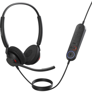 片耳ヘッドセット 本体 Jabra Engage 40 Jabra Engage 40 MS Stereo USB Headset with Link Control Unit - IP