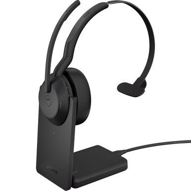 Jabra Evolve2 55 MS Mono Bluetooth Headset with Desk Stand