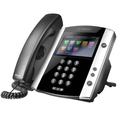 未使用　Polycom VVX410　ポリコム ビジネスフォン 電話 2200-48600-025-2__48021.