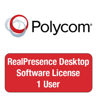 Polycom RealPresence Desktop Video Conferencing Software License, 1 User 5150-75109-001