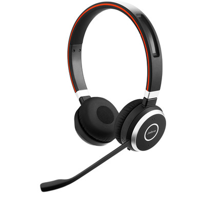 Jabra Evolve 65 Duo Bluetooth Headset, Skype for Business - 6599