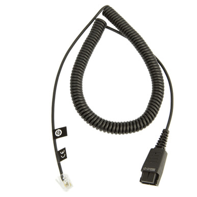 Jabra Quick Disconnect to RJ9 Coiled Extension Cable, 2m - 8800-01-01