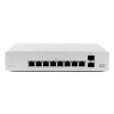 Cisco Meraki MS220-8P 8-Port PoE+ GIGE Switch - MS220-8P-HW