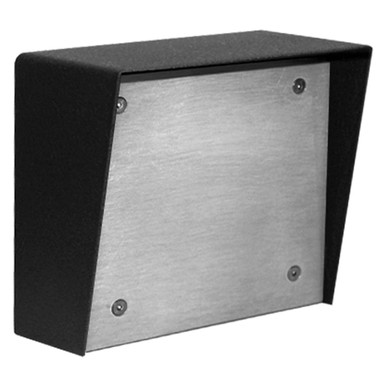 Viking VE-6x7-PNL Surface Mount Box, Rain Guard, Blank Panel, Black