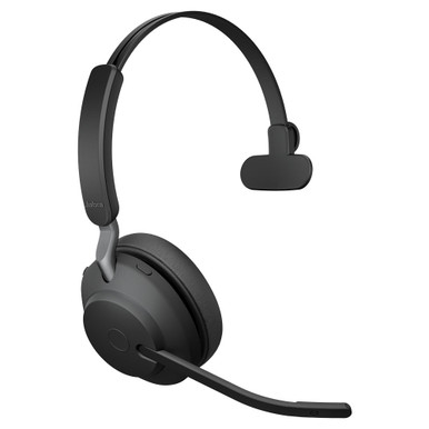 Jabra Evolve2 65 UC Mono Bluetooth Headset, USB-A - 26599-889-999