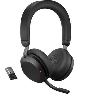 Jabra Evolve2 75 UC Bluetooth Headset, USB-A IP Phone