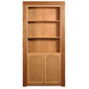 InvisiDoor Book Case OAD 35"w x 79"h 8"d, Unfinished Maple