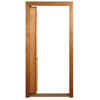 InvisiDoor Book Case OAD 35"w x 79"h 8"d, Unfinished Maple