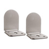 Quiet Glide Dome Guides, Satin Nickel
