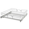 Single Chrome Wire Basket 20-3/8\" x 22\"