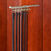 Belt/Scarf Organizer, Satin Nickel 14"