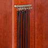 Belt/Scarf Organizer, Satin Nickel 14"