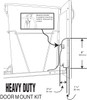 Door Mounting Kit for RV Series White Metal