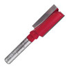 Carbide Router Bit, Straight, 1/4in Shank, 1/2in Dia, 1-1/4in Height, 2 Flutes
