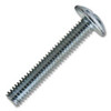 Zinc Phillips/Slot Combo Truss Head Machine Thread, 8-32x1-1/8"