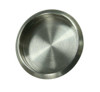Flush Pull, Round, 21/8'' Diam., Satin Nickel