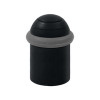 Round universal Floor Bumper Dome Cap 2'', Paint Black