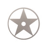 Roller Cover - Texas Star, Satin Nickel