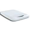 50 Qt. Waste Container Lid White Polymer