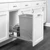 Undermount Waste Container, Unassembled, Single 35 Qt