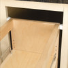 6" Base Organizer with Blum soft-close slides for Frameless Applications