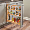 6 in. Wood Pullout Base Organizer w/ Upper Slide for 9" Base Cabinet