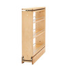 6 in. Wood Pullout Base Organizer w/ Upper Slide for 9" Base Cabinet