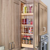 9 in. Wall Pullout Shelving System with Soft-Close for 12" wide cabinet