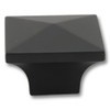 Knob 1-1/4" Sq Mission Collection Matte Black Knob 1-1/4" Sq Mission Collection Matte Black