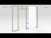 Rocket Pocket Door Frame Kit 32"x80", Single Door