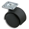 Black No Brake Caster 50mm Black No Brake Caster 50mm