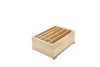 Natural Maple 22-1/4" Deep Casserole Dish Organizer w/ 3/4" Full-Extension Blum MOVENTO Soft-Close