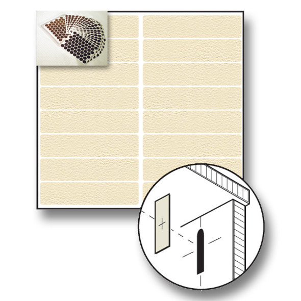 Almond PVC Screw Caps- 9/16\" x 2-1/2 Almond PVC Screw Caps- 9/16\" x 2-1/2