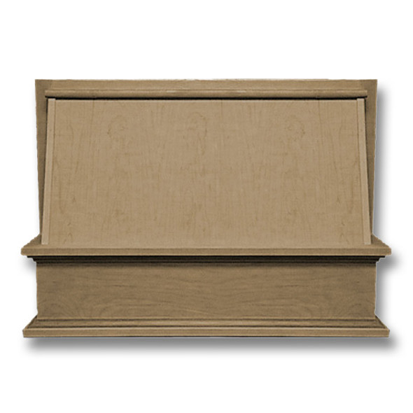 Hood Wood Valance Classic Valance Hood Oak 36" Sanded-no finish